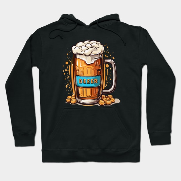 Beer Clup Hoodie by CurlyLamb